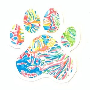 Paw Print Vinyl Sticker